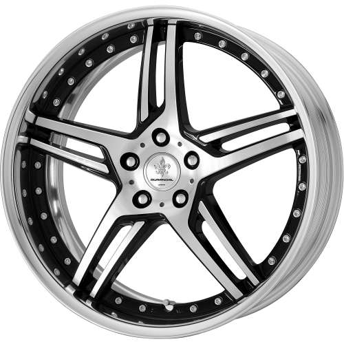 Work Durandal DD5.2 19x9.5 71 Machined Black Polished | DD5