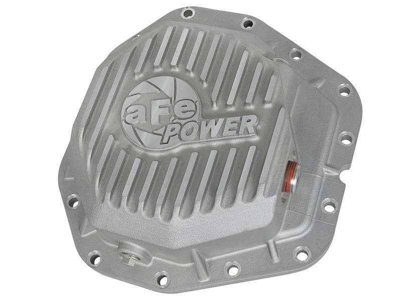 aFe Power Rear Differential Cover, Raw Finish; Street Series (17-19 Ford F-350 | V8 6.7L)
