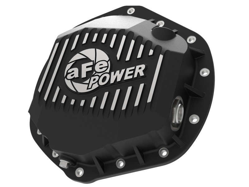 aFe Power Pro Series Rear Differential Cover Black w/ Machined Fins (03-18 Dodge/Ram 2500/3500 | L6 5.9L/6.7L | V85.7L/6.4L)
