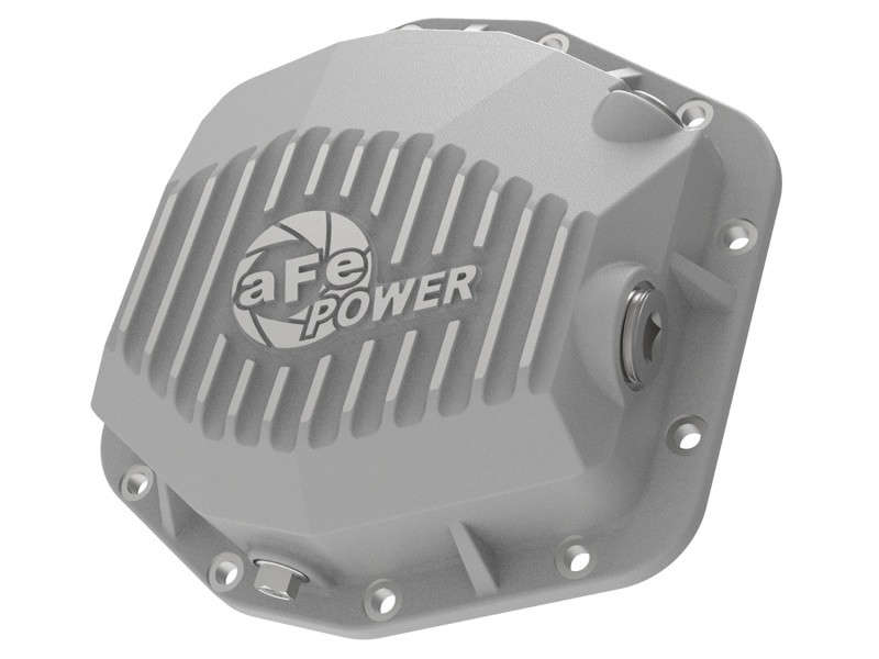aFe Power Street Series Rear Differential Cover Raw w/ Machined Fins (18-24 Jeep Wrangler JL | L4 2.0L | V6 3.6L)