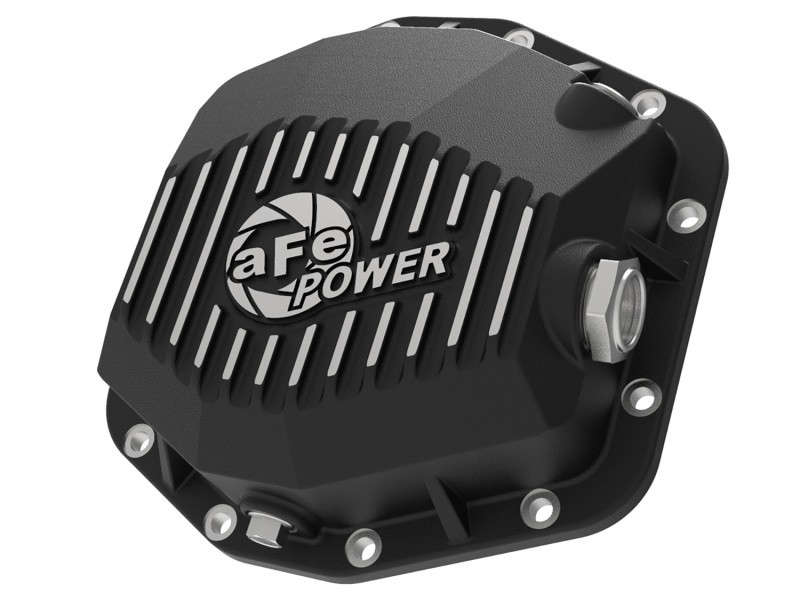 aFe Power Pro Series Rear Differential Cover Black w/ Machined Fins (18-24 Jeep Wrangler JL | L4 2.0L | V6 3.6L)