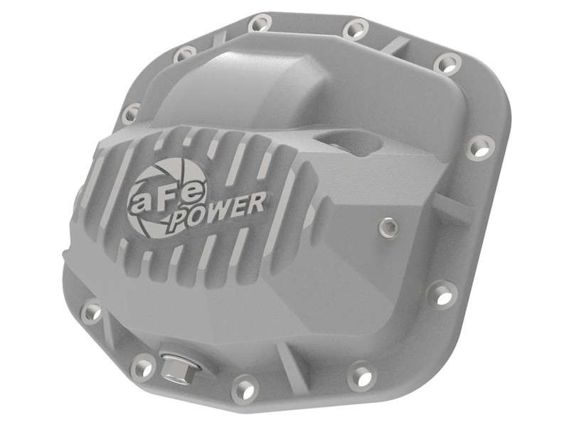 aFe Power Street Series Front Differential Cover Raw w/ Machined Fins (18-24 Jeep Wrangler JL | L4 2.0L | V6 3.6L)