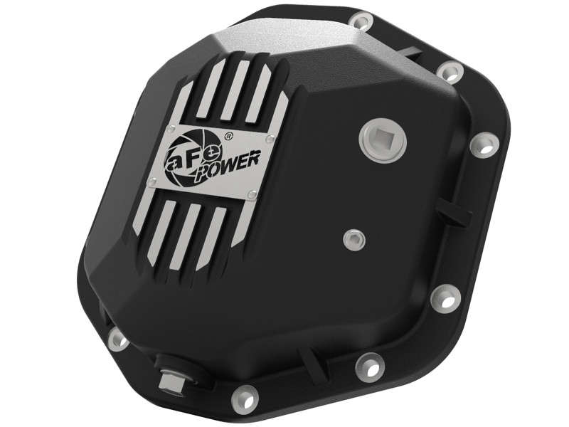 aFe Power Street Series Differential Cover Black w/ Machined Fins (97-18 Jeep Wrangler TJ/JK | V6 3.6L/3.8L | L6 4.0L)