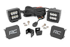 Rough Country Ditch Light Kit Black Series Spot Beam (22-23 Toyota Tundra)