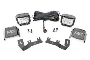 Rough Country LED Light | Ditch Mount | 3" OSRAM | Wide