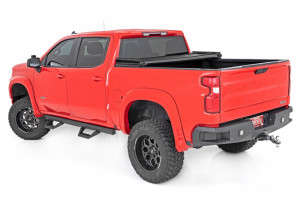 Rough Country SRX2 Adjustable Aluminum Step | Crew Cab | 19-23 Chevrolet Silverado/GMC Sierra 1500/20-23 2500 HD