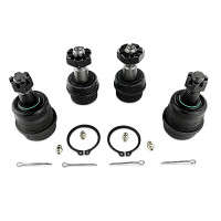 Apex Chassis Extreme Duty Ball Joint Kit | 2 Upper & 2 Lower (90-01 Jeep Cherokee/90-92 Comanche/87-06 Wrangler)