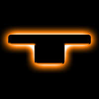 Oracle Lighting Universal Illuminated LED Letter Badges - Matte Black Surface Finish - T