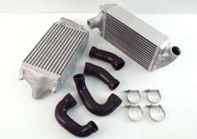 AWE Tuning Performance Intercoolers w/ Black Hoses (07-10 Porsche 911 Turbo/GT2)