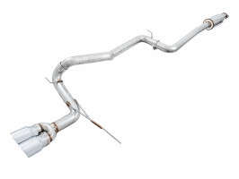 AWE Tuning Track Edition Catback Exhaust | 3" Diameter | With Chrome Silver Tips (13-18 Ford Focus ST)
