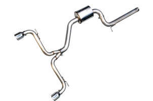 AWE Tuning Track Edition Exhaust | 3" Diameter | 4" Dual Chrome Silver Tips