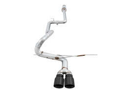 AWE Tuning Track Edition Cat Back Exhaust | 3" Diameter | 4" Dual Diamond Black Tips