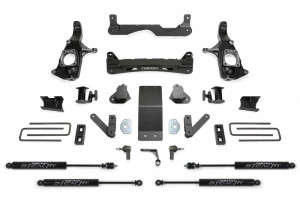 Fabtech 4" Crossmember System w/ Stealth Shocks | 11-19 Chevrolet/GMC 2500HD 