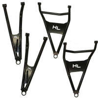 High Lifter Front Forward Upper & Lower Control Arms | Black | 17-25 Can-Am Maverick X3 Turbo