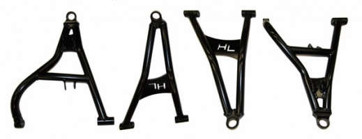 High Lifter Front Forward Upper & Lower Control Arms w/o Ball Joints | Red | 17-25 Polaris RZR 900/RZR 1000/General 1000