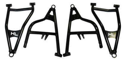 High Lifter Front Forward Upper & Lower Control Arms w/o Ball Joints | Black (17-23 Polaris RZR 1000 XP/17-21 RZR Turbo XP)