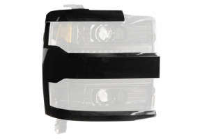 Morimoto XB LED Headlight Trim Bezels | LF541 | Pair | Black