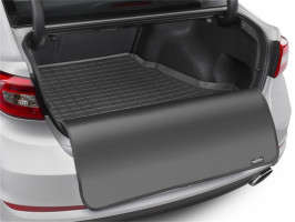 WeatherTech Black Cargo Liner With Bumper Protector for Behind 2nd Row | 04-06 Jeep Wrangler