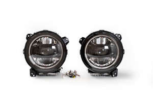 DV8 Off-Road LED Headlights (18-24 Jeep Wrangler JL/20-23 Gladiator JT)