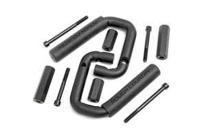 Rough Country Grab Handles | Steel | Front | Black | 07-18 Jeep Wrangler JK