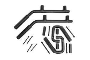 Rough Country Grab Handles | Steel | Front and Rear | Black