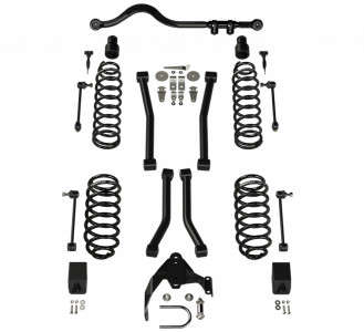 Teraflex 3" Lift Suspension System w/ 4 Sport Flexarms and Track Bar | No Shocks (07-18 Jeep Wrangler JKU | 4 Door)