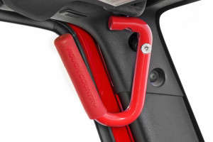 Rough Country Grab Handles | Steel | Front | Red | 07-18 Jeep Wrangler JK