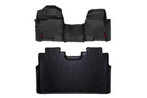 Rough Country Floor Mats | Front and Rear | Over Hump | 15-23 Ford F-150