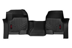 Rough Country Floor Mats | Front | Over Hump | 17-22 Ford F-250/350 Super Duty