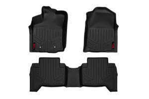 Rough Country Floor Mats | Front and Rear | 16-23 Toyota Tacoma