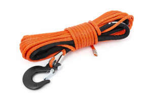 Rough Country Synthetic Rope | 1/4 Inch | 50 Ft | Orange