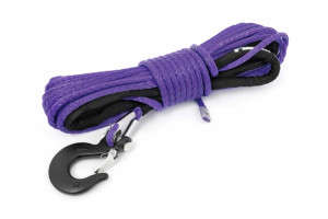 Rough Country Synthetic Rope | 1/4 Inch | 50 Ft | Purple