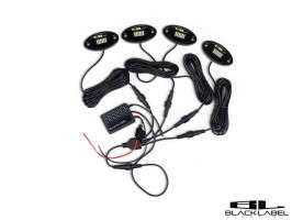 Black Label Lighting Rock Light Kit (RGBW) - 4 Pods w/Extensions