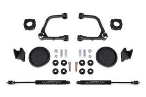 Fabtech 3" Uniball UCA Lift Kit W/ Front Shock Spacers & Rear Coil Spring Spacers W/ Rear Stealth Shocks | 22-23 Toyota Tundra 4WD
