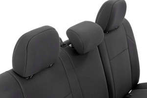 Rough Country Seat Covers | Front and Rear | Crew Cab | 16-23 Toyota Tacoma