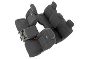 Rough Country Seat Covers | Bucket Seats | Front and Rear | 60/40 Rear Seat | 19-23 Ram 2500