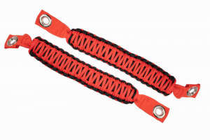 Fishbone Offroad Red ParaCord Grab Handles for A-Pillar and Sound Bar