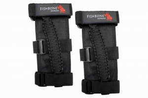 Fishbone Offroad Black ParaCord Grab Handles w/ Three Straps
