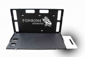 Fishbone Offroad Black Tailgate Table (18-24 Jeep Wrangler JL/JLU)