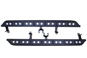 Fishbone Offroad Step Sliders | Black (20-23 Jeep Gladiator JT)
