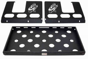 Fishbone Offroad Black Interior Storage Rack (18-24 Jeep Wrangler JLU | 4 Door)