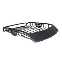 Go Rhino SR10 Tubular 48" Steel Roof Rack W/ Black Fairings