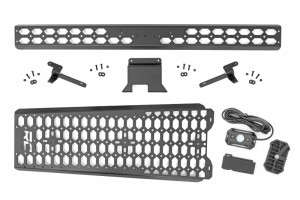 Rough Country Molle Mounting Panel w/ LED Overhead Dome Light | 21-23 Ford Bronco 4 Door 