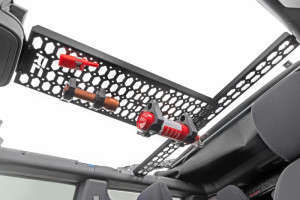 Rough Country Molle Mounting Panel w/ LED Overhead Dome Light | 21-23 Ford Bronco 4 Door 