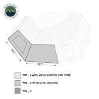 Overland Vehicle Systems OVS-18139910 Nomadic Awning 270 Passenger Side ...