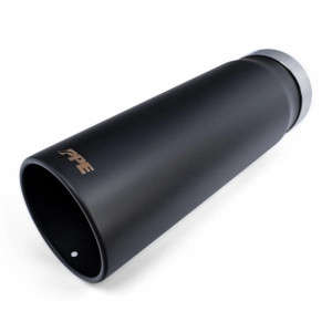 PPE Stainless Exhaust Tip | Black (15-24 GMC Sierra/Chevy Silverado 2500/3500HD | V8 | 6.6L | Diesel)