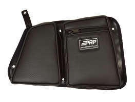PRP Black Rear Door Bag with Knee Pad Passenger Side | 14-22 Polaris RZR XP4 1000/16-21 XP4 Turbo/19-21 XP4 Turbo S