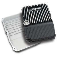 PPE Transmission Heavy-Duty Cast Al. Transmission Pan Black (05-14 Chrysler 300/06-19 Dodge Charger | 5.7L V8/6.2L V8 SC)