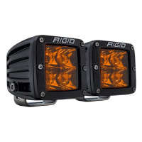 RIGID D-Series Spot with Amber PRO Lens | Pair