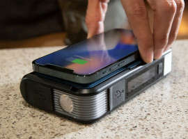 TYPE S 12V 6.0L Battery Jump Starter with Built-in USB-C Cable & LCD Display and 8,000mAh Qi Power Bank - Black